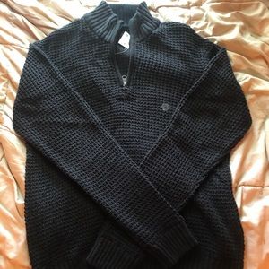 Aeropostale 3/4 zip knit sweater
